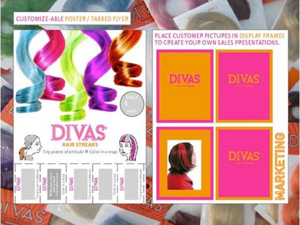 Divas Hair Streaks Business In A Bag Marketing
