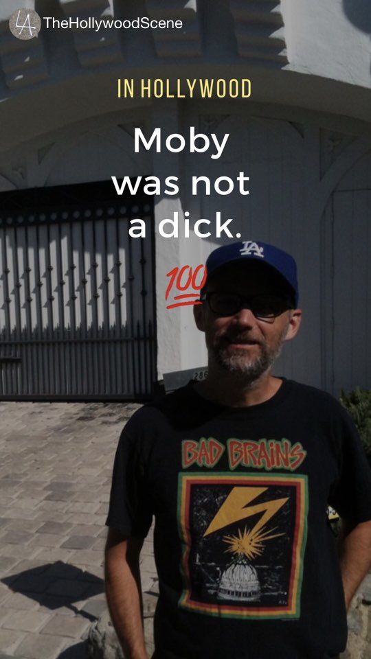In Hollywood Poster Moby Not A Dick