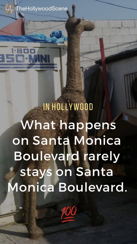 In Hollywood Poster Santa Monica Boulevard