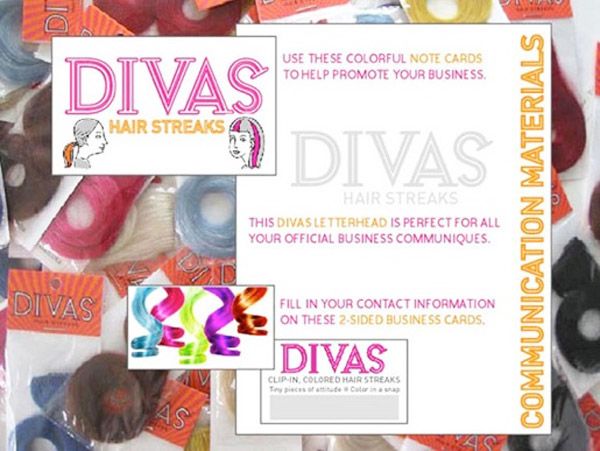 Divas Hair Streaks Business In A Bag Communication Materials