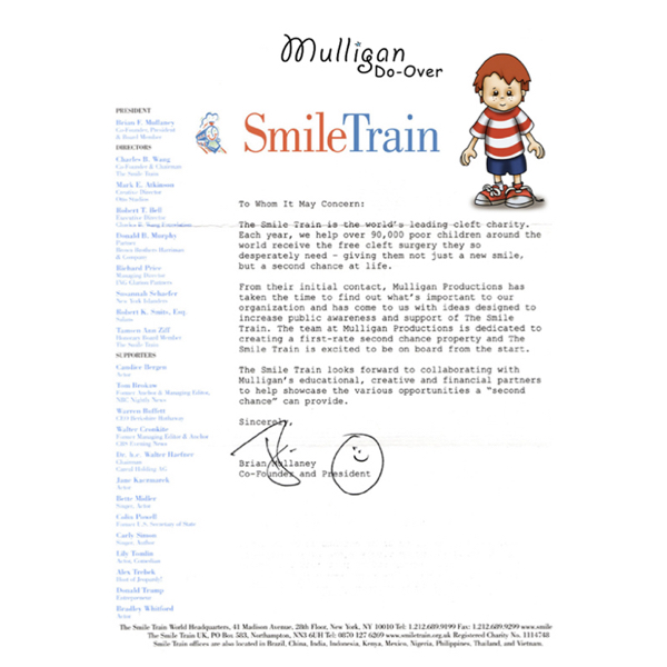 Pic Mulligan DoOver Smile Train